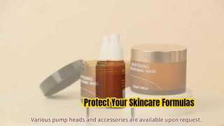 Amber PET Cosmetic Bottle Bottle Κατασκευαστής | Σπρέι, Λοσιόν, Μπουκάλι τόνερ & Βάζο κρέμας | Συσκευασία OEM