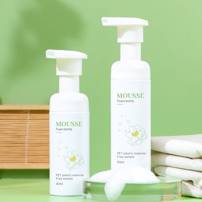 JXPACK μπουκάλι αντλίας αφρού PET με κεφαλή αντλίας πίεσης και εξατομικευμένη διακόσμηση σε κομψό σχεδιασμό για προσωπική φροντίδα