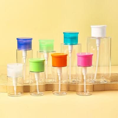 Μπουκάλι διαφανούς πλαστικού PET για την αφαίρεση μακιγιάζ, μπουκάλι αντλίας για την αφαίρεση μακιγιάζ ματιών και λακ νυχιών