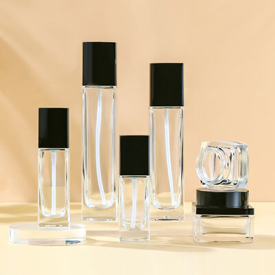 Δοκιμαστικό φιαλίδιο καλλυντικών από γυαλί, φιλικό προς το περιβάλλον και εξατομικεύσιμο, για συσκευασίες premium περιποίησης